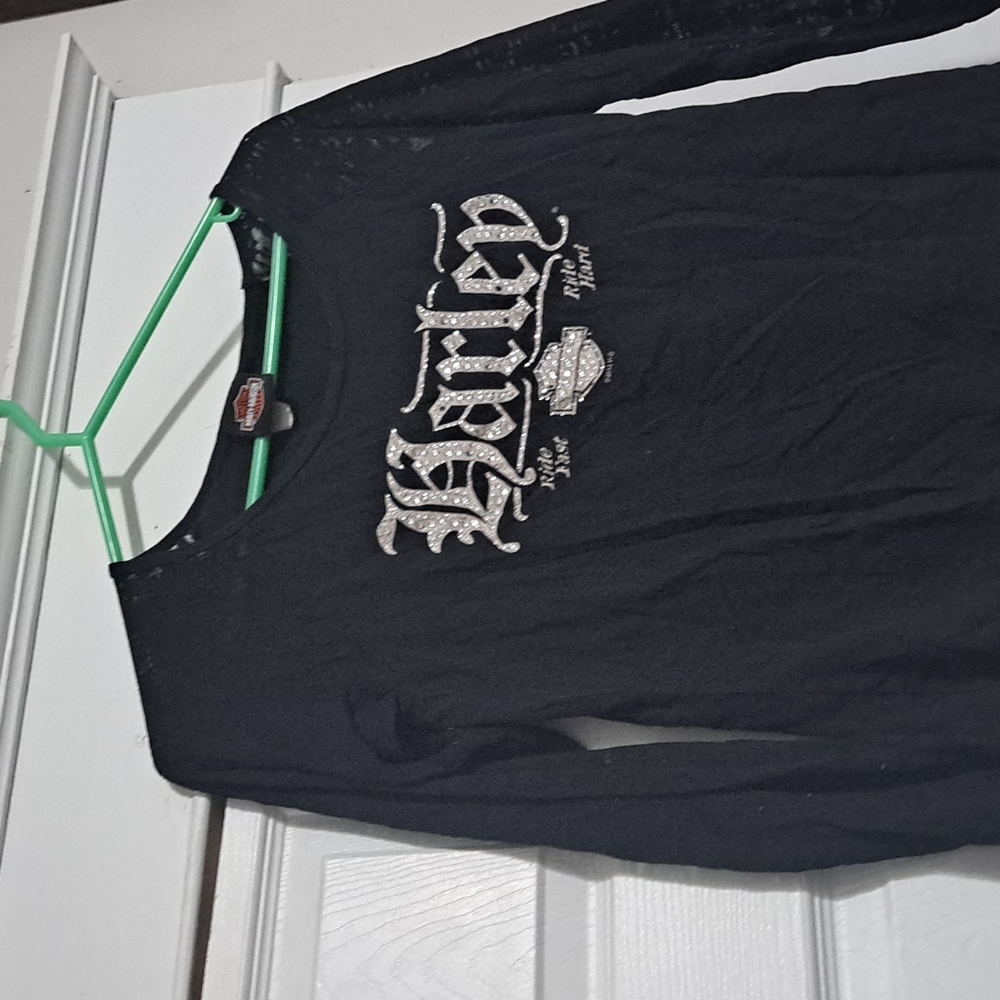Harĺey Davidson blck shirt